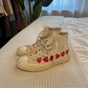 Converse x Comme des Garcons high tops sz 7.5